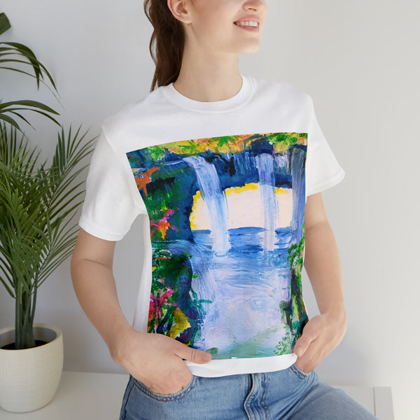 SECRET ISLAND CAVE 3  Unisex Jersey Short Sleeve Tee