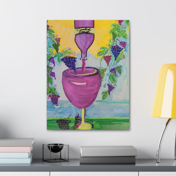 Gallery  - Grape To Glass -  Canvas Print