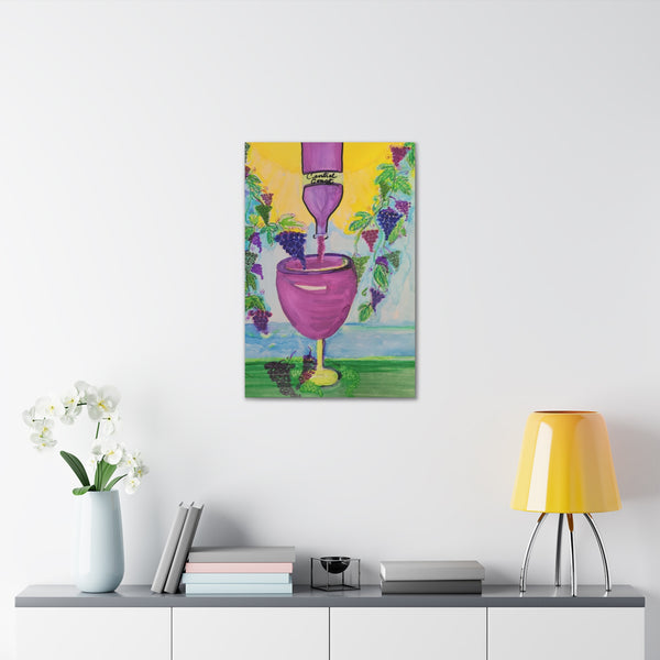 Gallery  - Grape To Glass -  Canvas Print