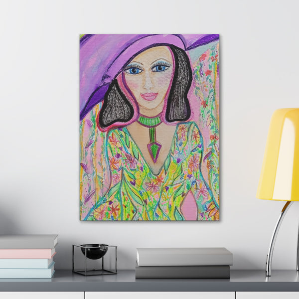 Gallery    Touch Of Purple  Canvas Print
