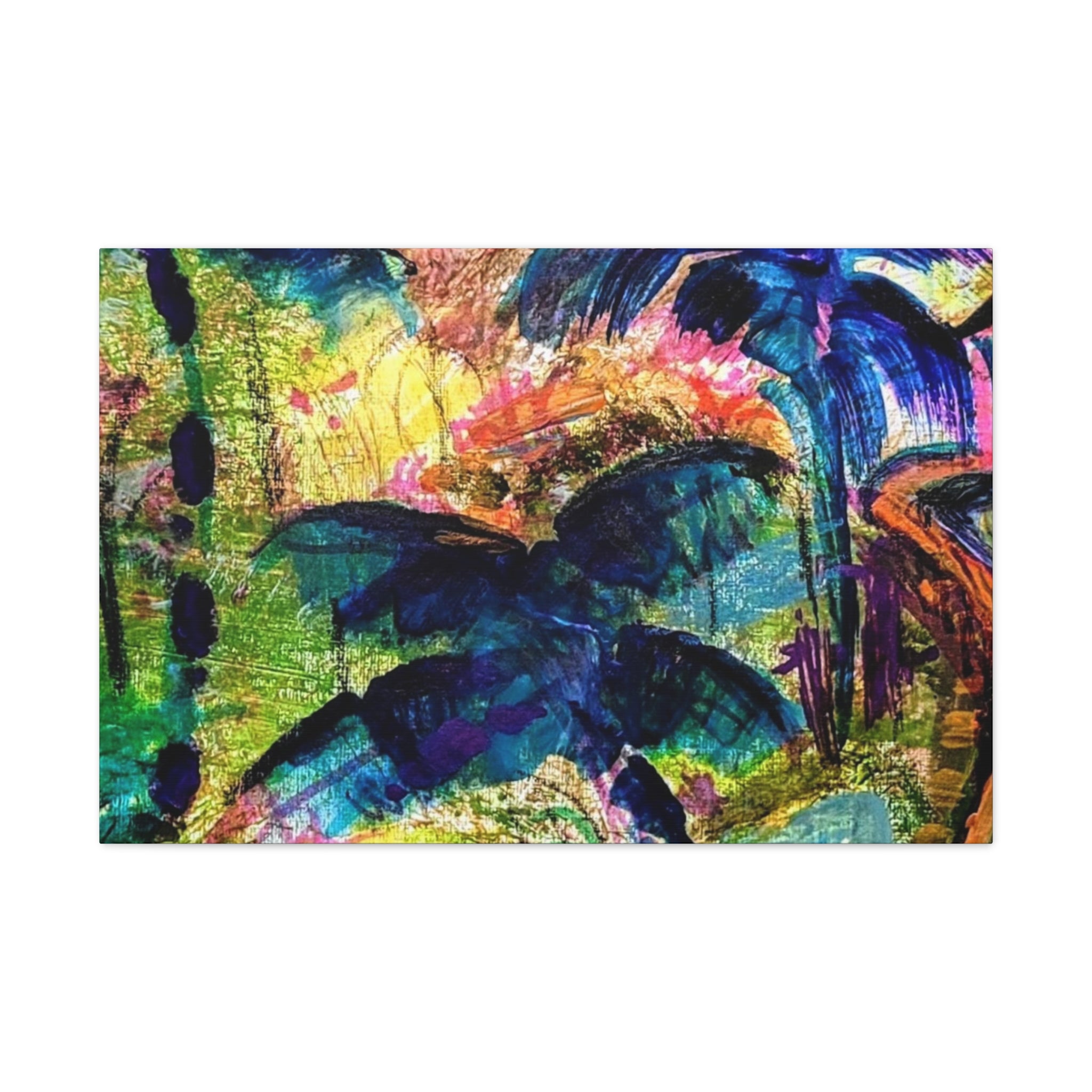 Gallery - Blue Palms - Canvas Print