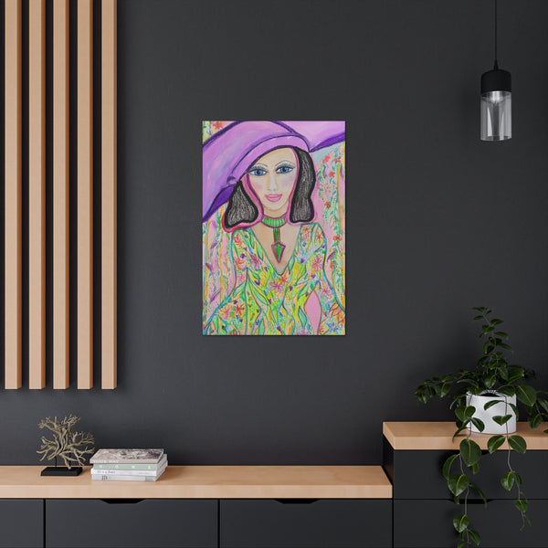 Gallery    Touch Of Purple  Canvas Print