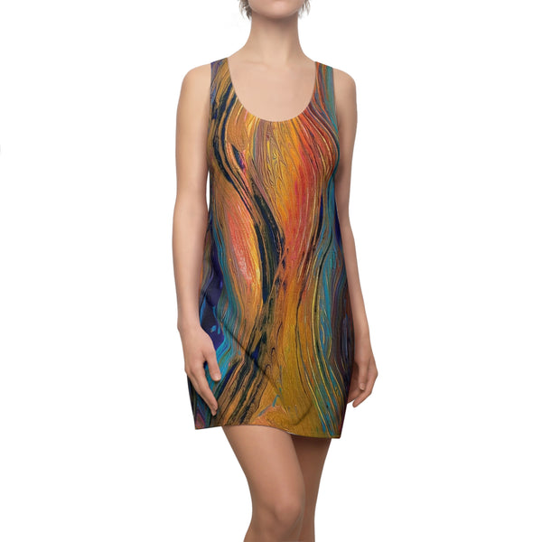 GOING WITH THE FLOW  Women's  Racerback Dress (AOP)