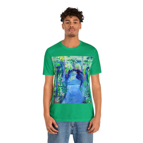 SECRET ISLAND CAVE 2 Wearable Art Unisex Jersey Short Sleeve Tee