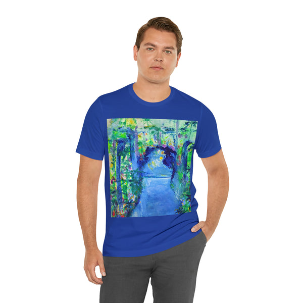 SECRET ISLAND CAVE 2 Wearable Art Unisex Jersey Short Sleeve Tee