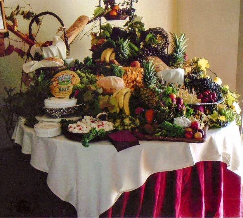 Christmas Chilled Cheeses & Salads Such Presentation