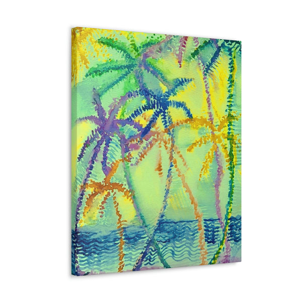 Gallery Art     -- EVENING PALMS  --  Canvas Prints