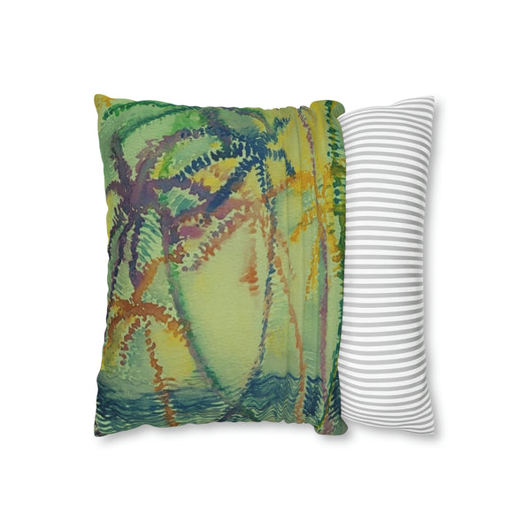 Evening Palms Pillow Case