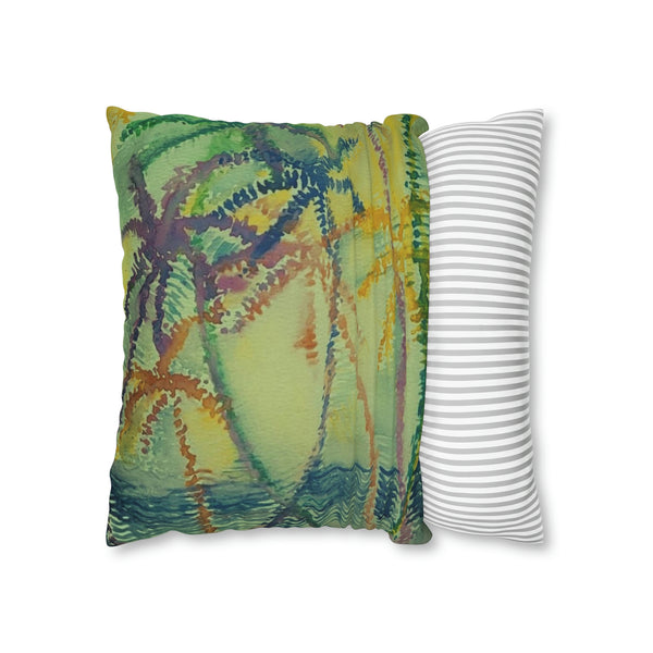 Evening Palms Pillow Case