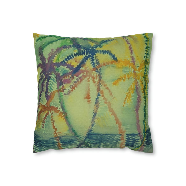 Evening Palms Pillow Case