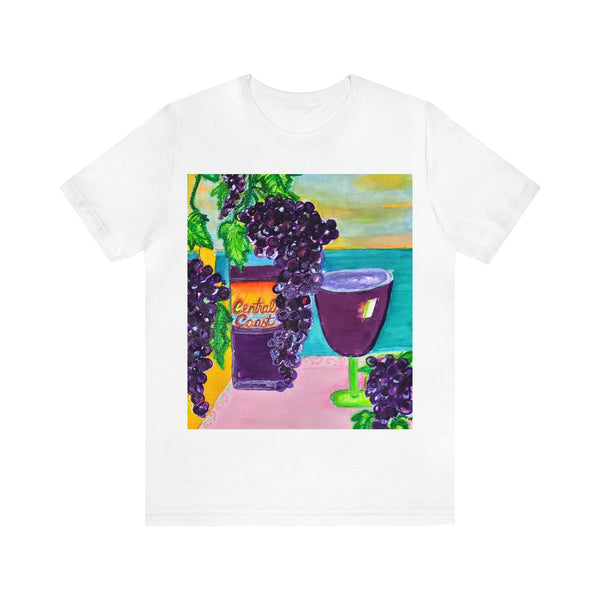 Wearable Art T Shirt --Wine Time-    Unisex Jersey Short Sleeve Tee