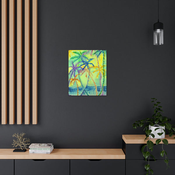 Gallery Art     -- EVENING PALMS  --  Canvas Prints