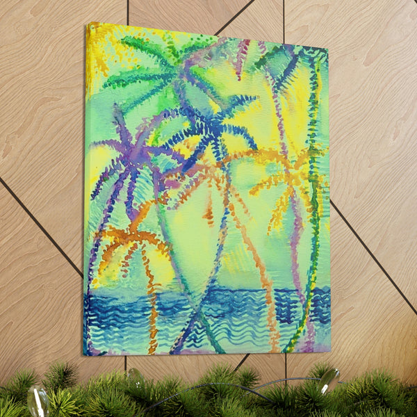 Gallery Art     -- EVENING PALMS  --  Canvas Prints