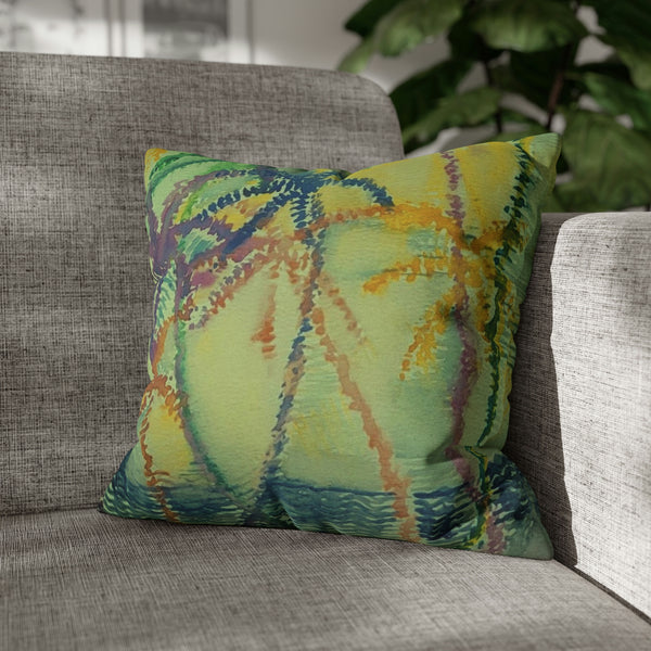 Evening Palms Pillow Case