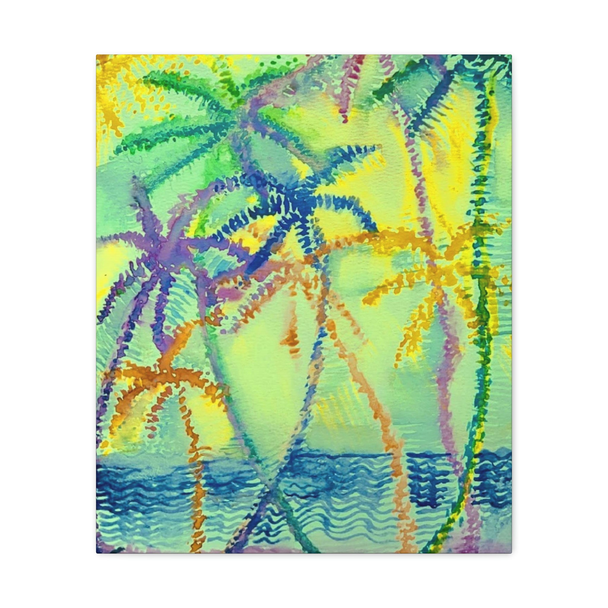 Gallery Art     -- EVENING PALMS  --  Canvas Prints