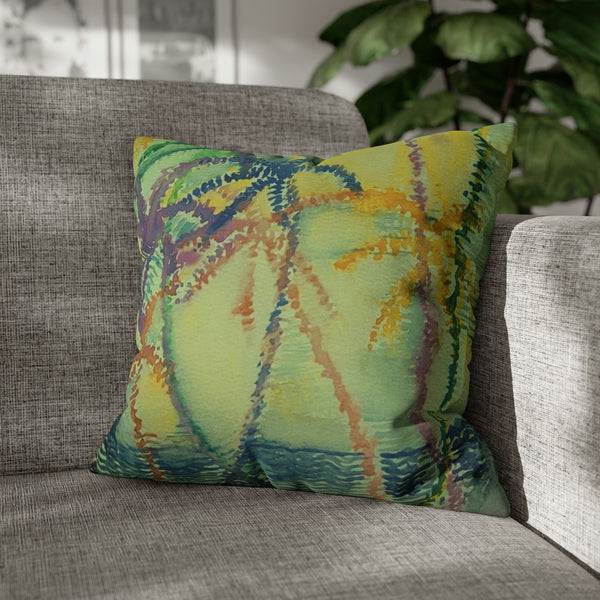 Evening Palms Pillow Case