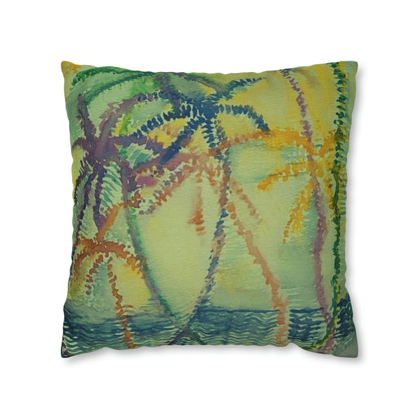 Evening Palms Pillow Case