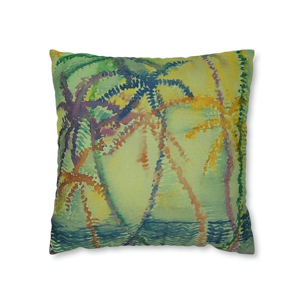 Evening Palms Pillow Case