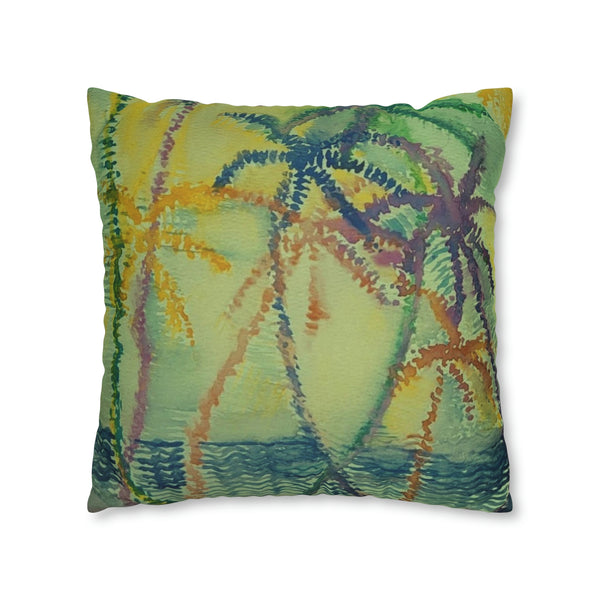 Evening Palms Pillow Case