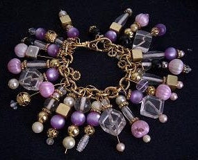 Purple Passion  Decades Of FUN..! Big Statement ..! Original Vinwear Bracelet by DVL
