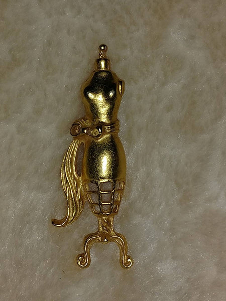 Famous Forever Ballou Pins "Dressmakers Dream Dress Form" Golden Girl Vintage Collection..