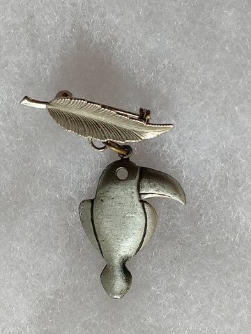 AJMC Classic Gold Silver Bird" Fan Favorite Collectible... Perfect Birdlovers Gift