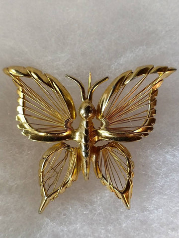 Designer "Brooks" Golden Butterfly Light & Lovely