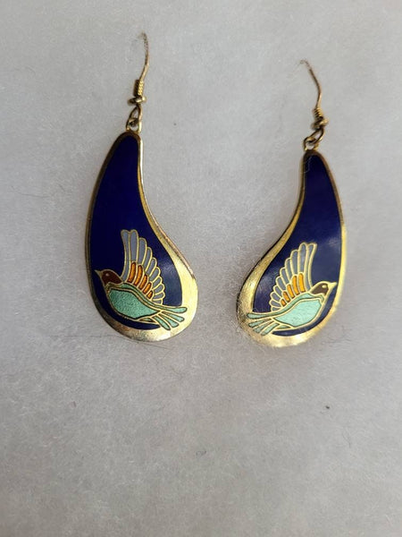 Lovely Natures Best by Laura Burch "Swallows"  Earrings