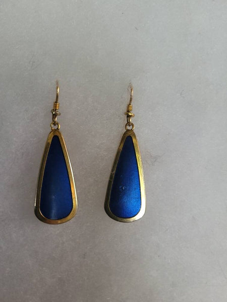 Lovely Laurel..! Stunning Blue & Gold Drop Delights...