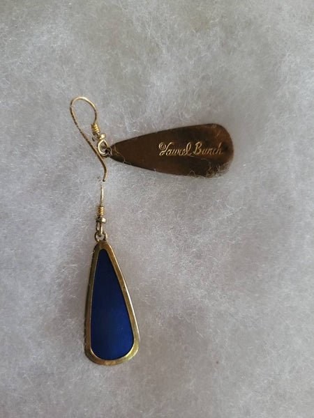 Lovely Laurel..! Stunning Blue & Gold Drop Delights...