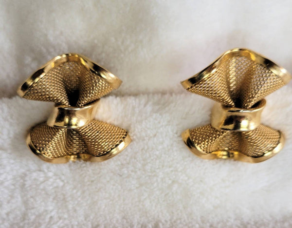 Glorious Golden Bows by Givenchy..! Rare & Rich Classics