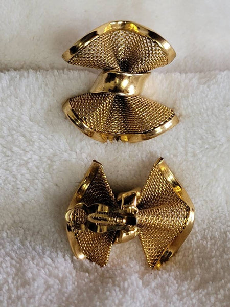 Glorious Golden Bows by Givenchy..! Rare & Rich Classics