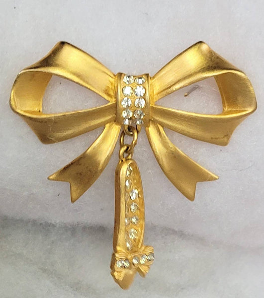 Rhinestones  in Vintage JJ Bow &  Ballet Slippers