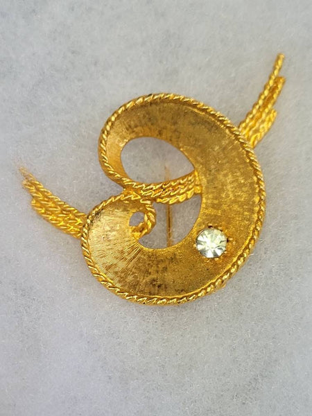 Vintage Mamselle Gorgeous  Golden Era Rhinestone  Pin...
