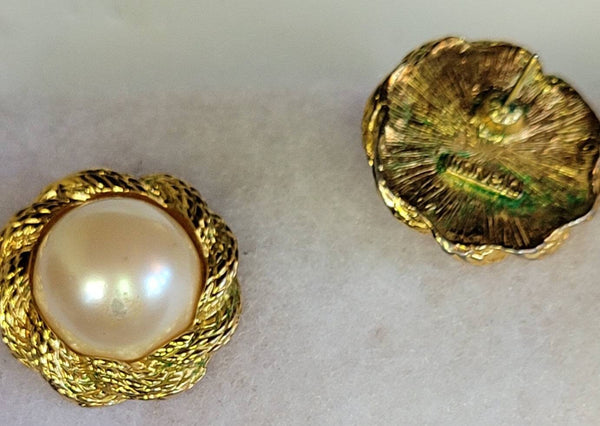 Marvelous  Marvella  Vintage Pearl Earrings