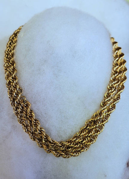 Monet Gold 48 inch 1960s Vintage Chain