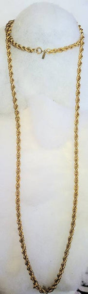Monet Gold 48 inch 1960s Vintage Chain