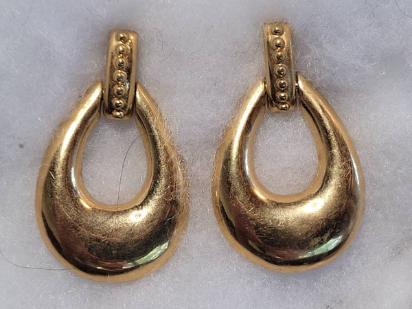 Monet presents Sleek 70s Style Dangling Hoops