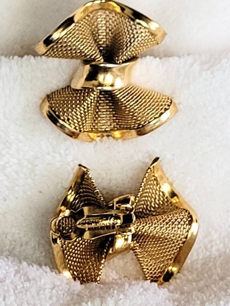 Glorious Golden Bows by Givenchy..! Rare & Rich Classics