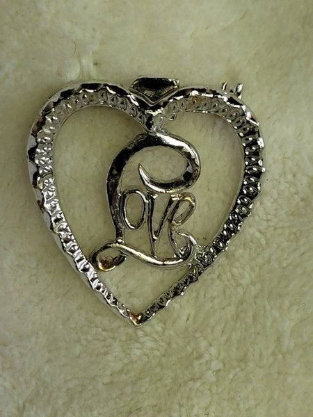 Heart of Love Vintage  Pin by Gerrys circa 60s