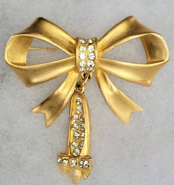 Rhinestones  in Vintage JJ Bow &  Ballet Slippers