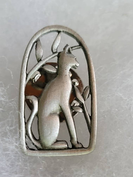 Vintage Animal  Art Pin by JJ