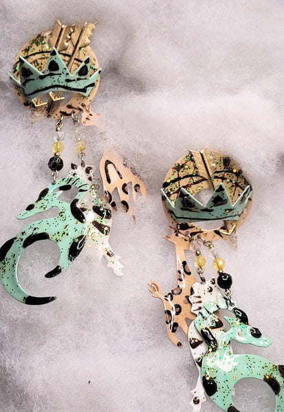Avant-garde Animal Jewelry Statement Size..! Metal ART Vintage  Treasures by Wink