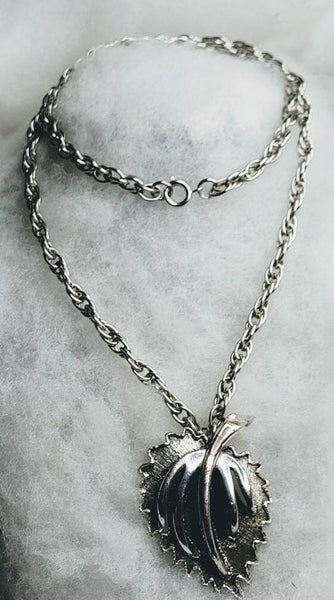 Designer Frank Tortilani Vintage  Detailed Nature Necklace FAB 50s STYLE