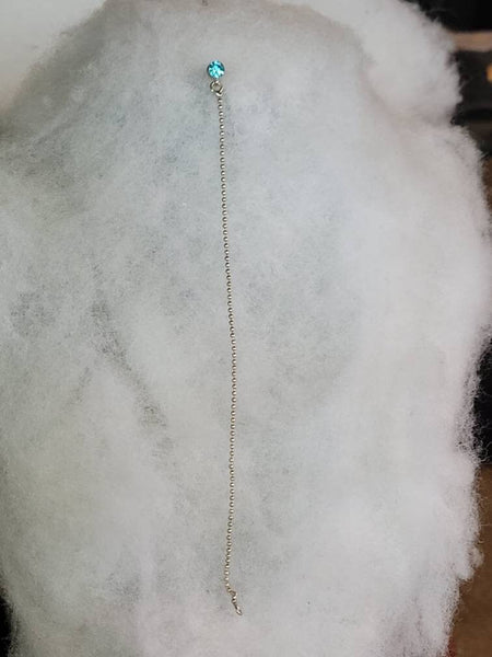 Rhinestone  & Drop Chain