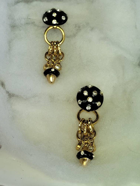 Eighties  Elegance Big Statement Earrings