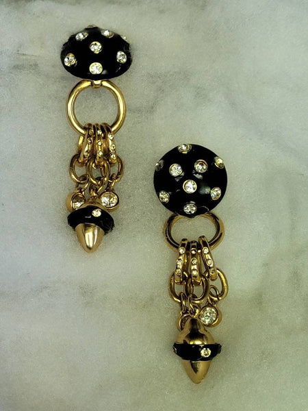 Eighties  Elegance Big Statement Earrings