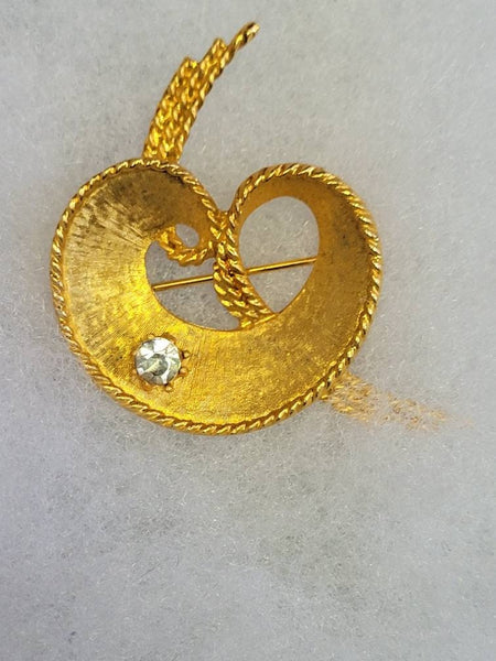 Vintage Mamselle Gorgeous  Golden Era Rhinestone  Pin...