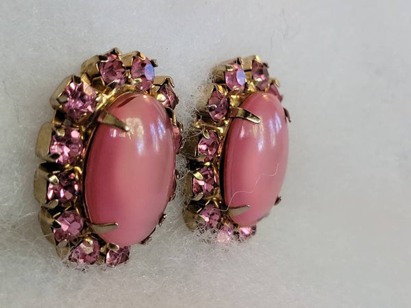 Luxurious  Pink Earrings Razzle Dazzle Shine