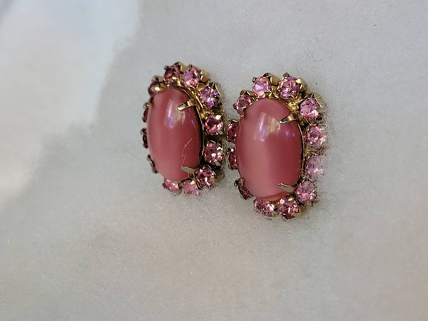 Luxurious  Pink Earrings Razzle Dazzle Shine